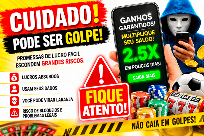Capa do post: Golpes em Casas de Apostas: Os Principais Sinais de Que Você Está Sendo Eng