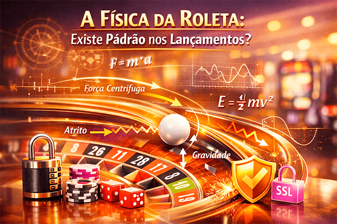 Capa do post: A Física da Roleta: Existe Padrão nos Lançamentos?