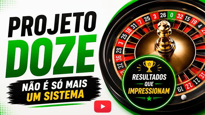 Vídeo: Como usar o sistema para roleta Projeto Doze
